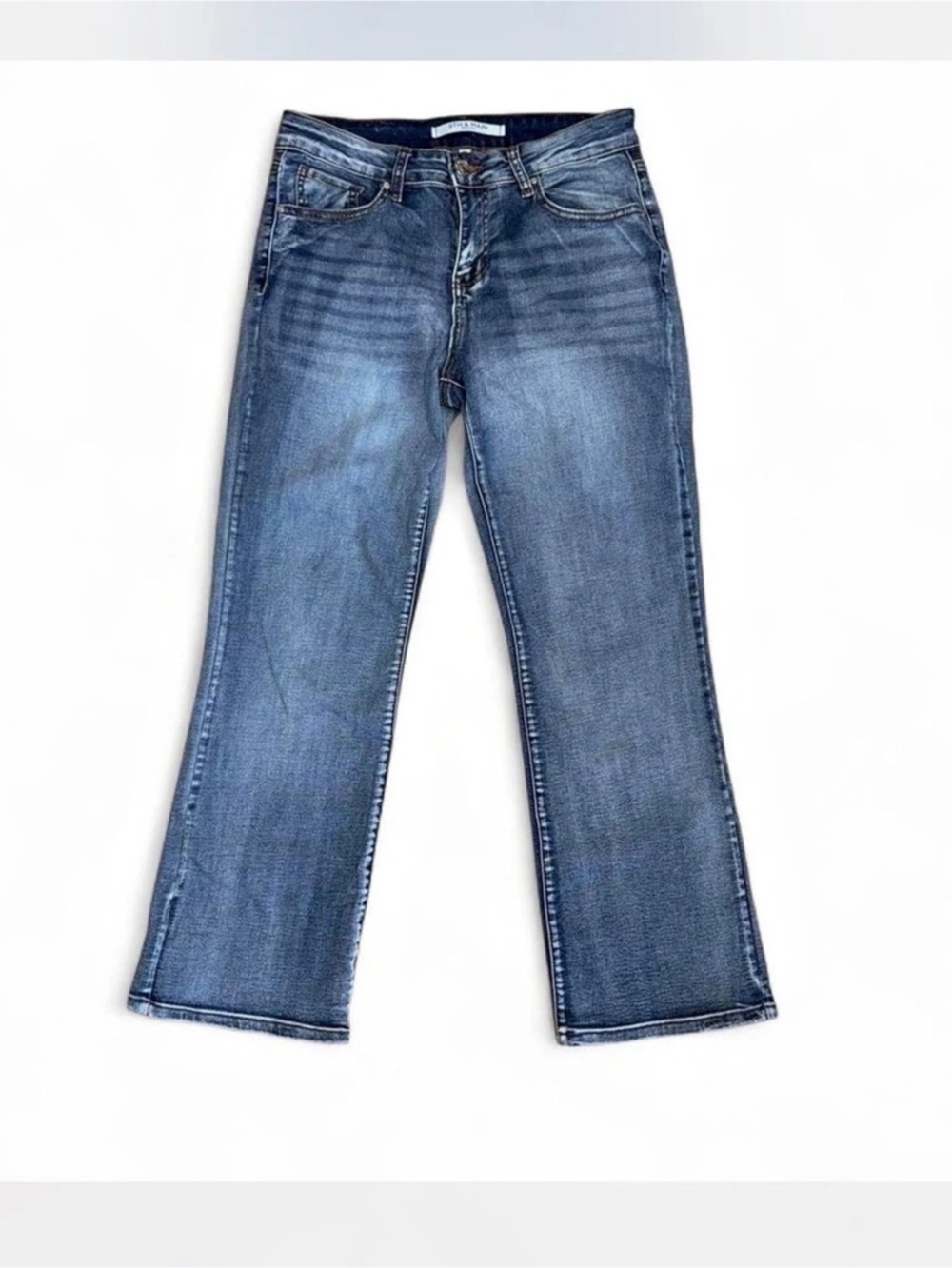 9th & Main Boot Cut Jeans in Blue Size 8P